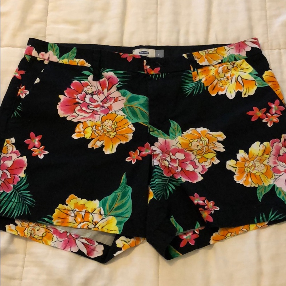 Floral Print Shorts